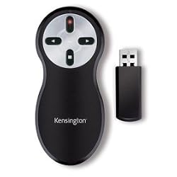 Kensington Wireless Presenter with Laser Pointer - PC - 60 ft - Presentation Remote