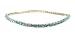 Anklet - A2 - Swarovski (tm) Crystal - Stretch ~ Aqua