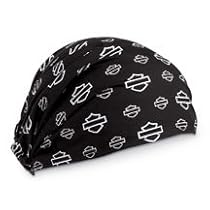 Harley-Davidson Women's Bar & Shield Head Wrap. 100% cotton. One size fits most. 99577-08VW