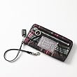 Coach Limited Edition Poppy Tartan Pliad Slim Envelope Wallet Purse 43395 Black Mutli