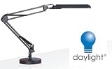 from Daylight Lamps Daylight Black Desk Lamp D33041 with Energy Saving Daylight Tube Model D33041
