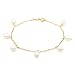 14k Yellow Gold, June Birthstone, Freshwater Pearl Bracelet, 7.25"