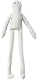 Darice Long Leg Muslin Doll with Wire, 14-Inch