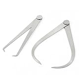 uxcell アウトサイド・インサイド　キャリバー　ノギス　測径器　機械製作　長さ140mm　2個