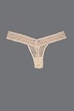 Sand Color Lace Thongs by Cosabella