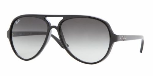 Ray Ban RB4125 Cats 5000 601 32 Sunglasses Black Frame w Crystal Gray Gradient Lens Size 59-13-135 product image
