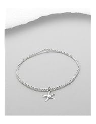 Starfish Stretch bracelet In 92.5 Sterling Silver Bracelet