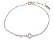 FRonay Sterling Silver Horizontal Cubic Zirconia 