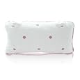 Spa Sister Luxury Terry Velour Bath Pillow Pink Dots