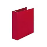 Avery Economy Round Ring Reference Binder, 2-Inch Capacity, Red (03510)