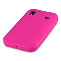 SAMSUNG GALAXY ACE S5830 SILICONE SKIN / CASE / COVER / GEL - HOT PINK PART OF THE QUBITS ACCESSORIES RANGE