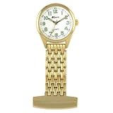 Nurses Gold Fob/Pocket Watch-Chrome and Boxed