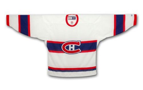 Buy Montreal Canadiens Vintage 1944 White NHL Hockey Jersey (CCM) Professionally SEWN ON Authentic...