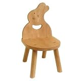 うさぎ椅子 (子供家具・木のおもちゃ 知育玩具) 1才、2才、3才~出産祝いにお薦め! Wooden toys furniture