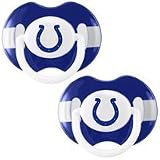 Indianapolis Colts Pacifiers 2 Pack Safe BPA Free