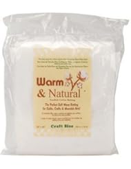 Warm & Natural Cotton Batting-Craft Size 34"X45"