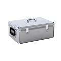 MediaRange BOX77 CD/DVD-Koffer (500-fach) silber