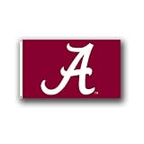 NCAA Alabama Crimson Tide A Logo 3-by-5 Foot Flag with Grommets