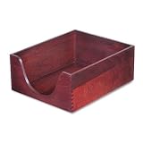 Kitchen & Home Online Shop Ranking 33594. Hardwood Letter Stackable Desk Tray, Mahogany