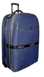 L - Trolley-Koffer 65cm, 70/93 Liter, Dehnfalte * BLAU *