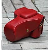 Dslr Camera Case for Canon EOS Rebel T2 T2i T3 18-55 IS /Canon 1000D 1100D 550D 500D 18-55 IS RED
