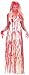 Women's Bloody Prom Dress Costume (Size: 2-8)