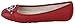 Michael Kors Fulton Moc Womens Scarlet Red Leather Fashion Flats