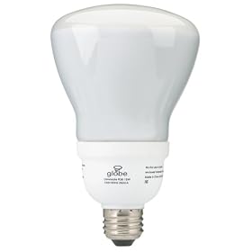 Globe 4113701 15-Watt Dimmable R30 Compact Fluorescent Indoor Flood Light Bulbs, 2 Pack... by Globe Electric