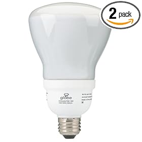 Globe 4113701 15-Watt Dimmable R30 Compact Fluorescent Indoor Flood Light Bulbs, 2 Pack... from Light Bulbs