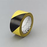 3M(TM) Hazard Warning Tape 766 Black/Yellow, 3 in x 36 yd 5.0 mil [PRICE is per ROLL]