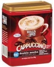 Hills Bros. Sugar-Free Double Mocha Cappuccino, 12-Oz. Canister (Pack of 3)