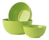 Meyer Prestige Urban 3 Piece Bowl Set, Apple Green