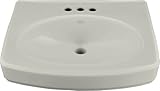 IMAGE OF Kohler K-2028-8-95 Pinoir Pedestal Basin, Ice Grey
