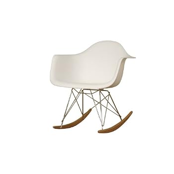 Set A Shopping Price Drop Alert For Baxton Studio Letterio White Cradle Chair