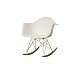 Baxton Studio Letterio White Cradle Chair