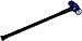 Nupla BDS-6-32 ESG Soft Steel Double Face Safety Sledge Hammer with Ergo Power Handle and SG Grip, 32" Handle Length, 6lbs Weight