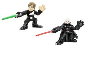 Buy Star Wars Galactic Heroes Luke Skywalker & Darth Vader Best Price.