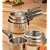 Tefal Combino Stainless Steel 4 Pce Pan/Cookware Set