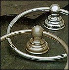 A2040PEW Alno Carlton Series Towel Ring Pewter