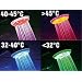 Infactory LED Duschkopf mit automatischem 4-fach Farbwechsler