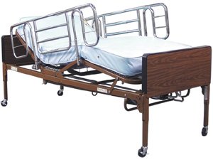 No-Gap Bed Rail: No-Gap Bed Rails, Telescoping, Chrome, Sold in a Pair