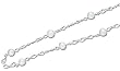 Solid Sterling Silver Freshwater Pearl Anklet 9" chain