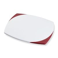 KitchenAid 12-Inch by 18-Inch Poly Board with Non-Slip Santoprene Corners, Red