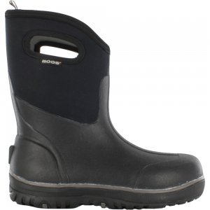 Bogs Men's Classic Ultra Mid Boot,Black,9 M