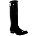 POLAR Womens Original Tall Gloss Winter Waterproof Wellie Rain Wellington Boot - Black - US 9