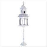 BIRDHOUSE/FEEDER ON STAND