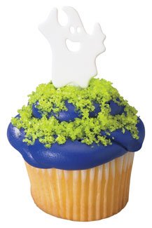 See Silhouette Ghost Cupcake Picks - Set of 12
