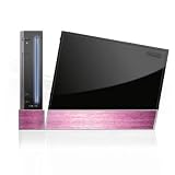 Design Skins for Nintendo Wii Sockel - Shiny Metal - Pink Design Folie