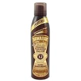 Hawaiian Tropic Sunscreen, Clear Spray, Tanning Dry Oil, 12 SPF
