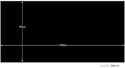 Bold Bloc Design - Audi R8 Cars - 150x75cm Canvas Art Print Box Framed Picture Wall Hanging - Hand Made In The UK - Framed And Ready To Hang